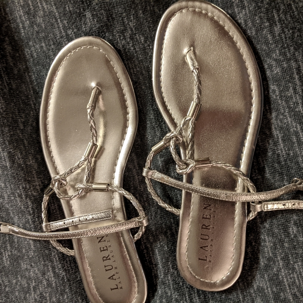 COPY - Gold leather dress sandals